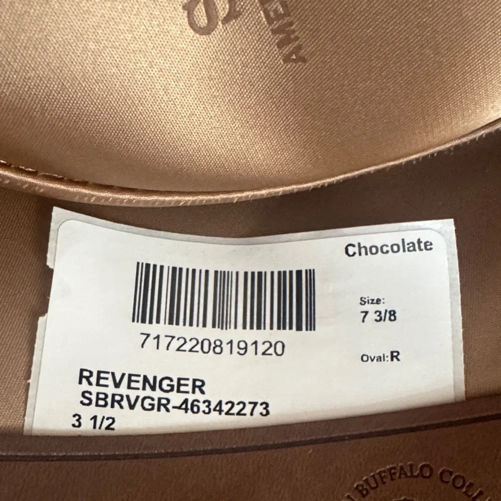 Stetson Chocolate Brown Revenger Cowboy Hat - Picture 7 of 7